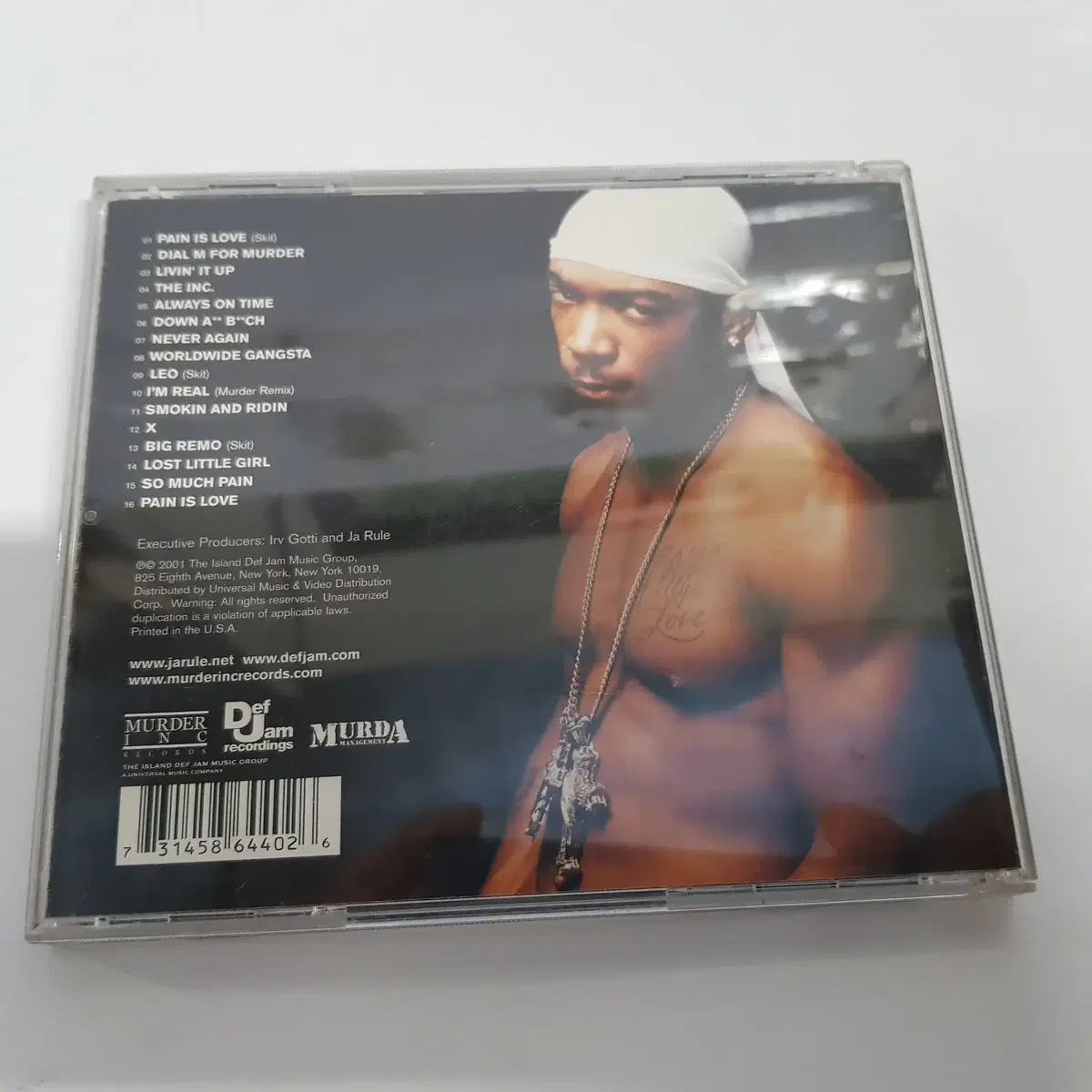 Pain Is Love Ja Rule 쟈르르페인이즈라브 CD