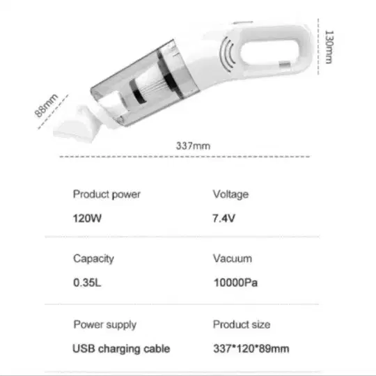 [빠른배송]휴대용미니차량용무선진공청소기