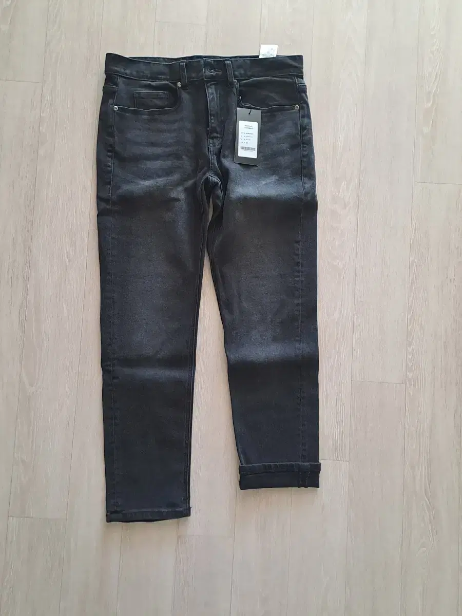 Skinny Slim Cropped Denim Washed Black(32) Sell New