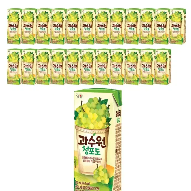 남양과수원 청포도 음료, 190ml, 24개