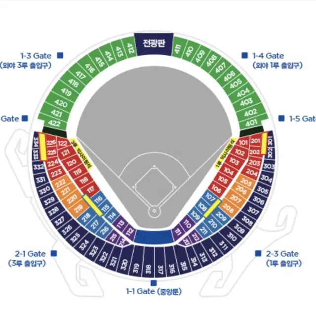 10월6일 2차전 LGvsKT 준po 3루 네이비 단석 양도