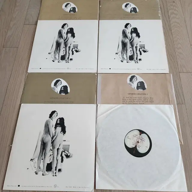 존레논 (John lennon) Two Virgins 모음 LP(4장)