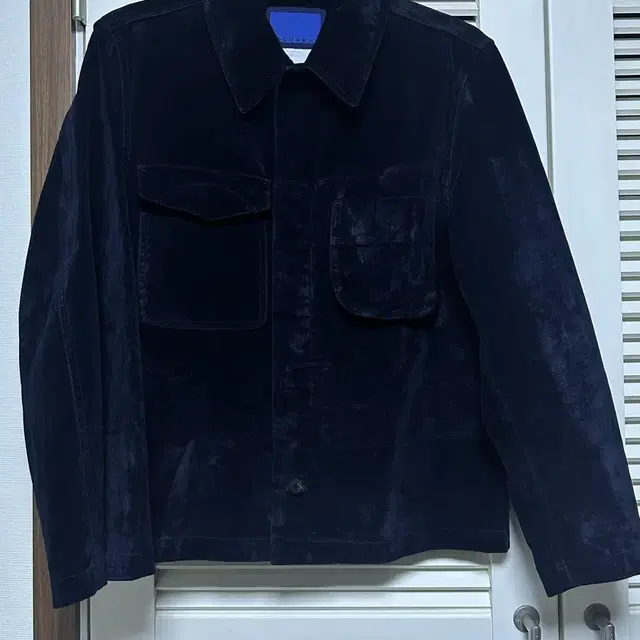 [S] 24FW 도큐먼트 벨벳 데님 필드 Shirting Jacket 새