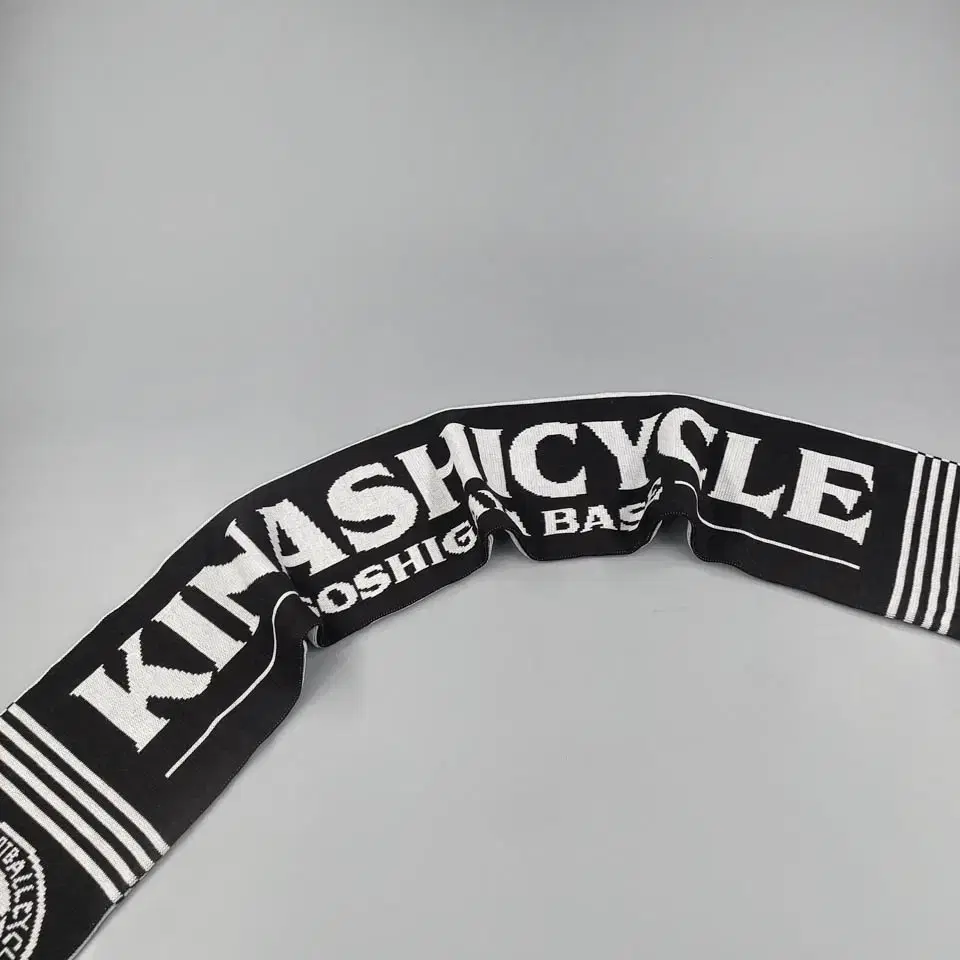 KINASHI CYCLE 블랙 화이트 소시가야 베이스 풋볼 니티드 테슬