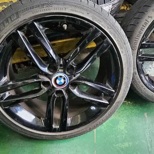 18인치 bmw 1.2.3시리즈 순정 휠 타어어셋트