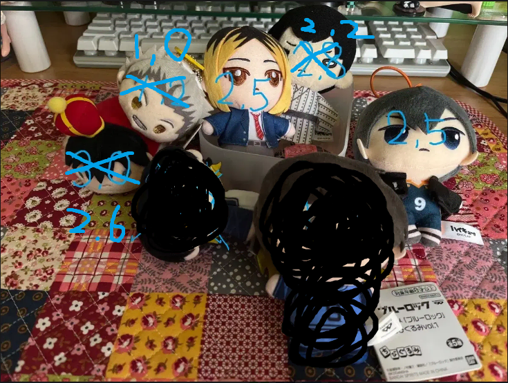 Haikyuu , BLUELOCK Nui sells (Kageyama, Kenma, Bokuto, Bachira)