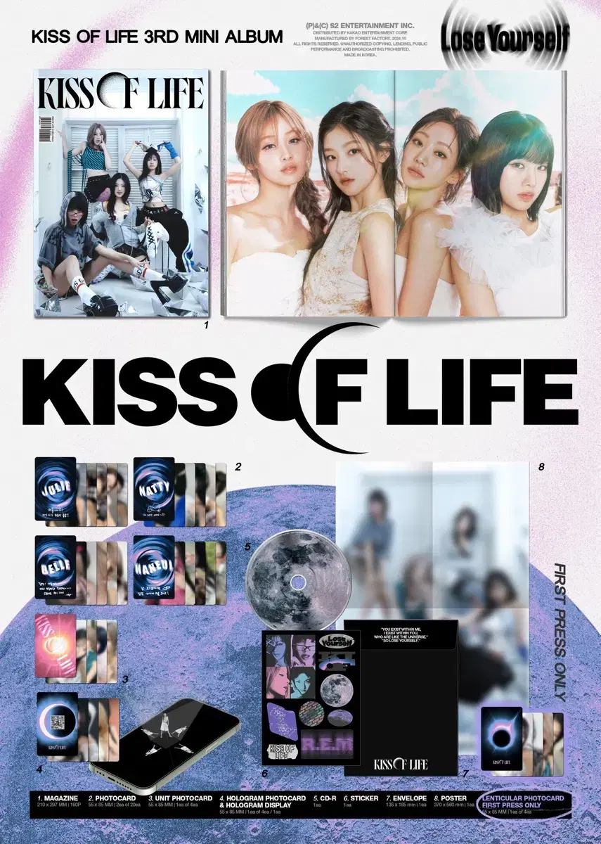 Kiss of Life Magazine ver. sealed album