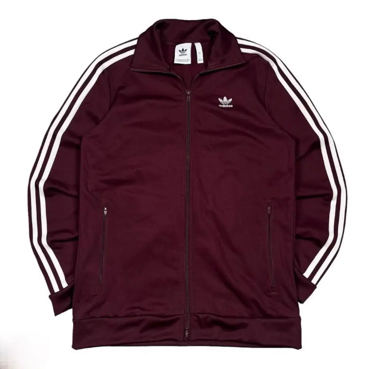 adidas Beckenbauer Burgundy Two-Way Track Jacket