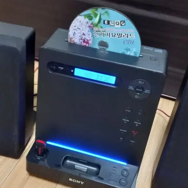 소니 미니 오디오 아이팟 CD USB MP3