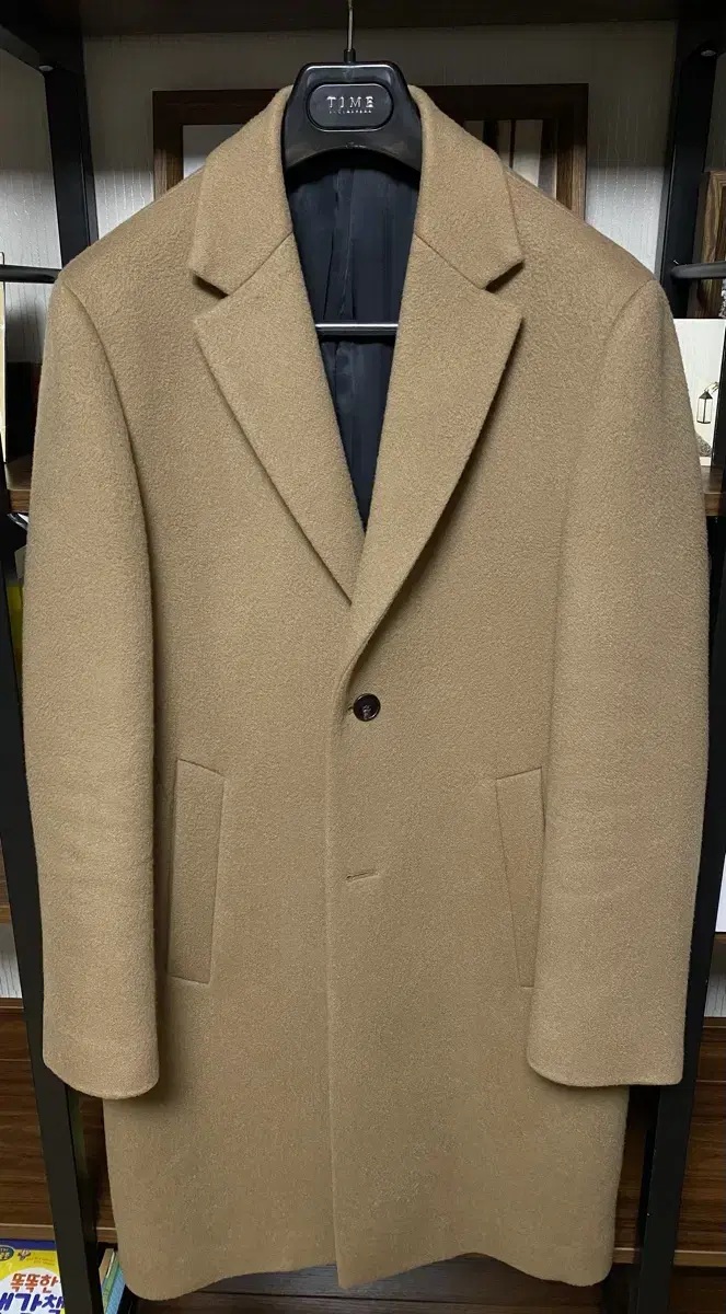 Time Homme Cashmere Blend Single Coat for sale.