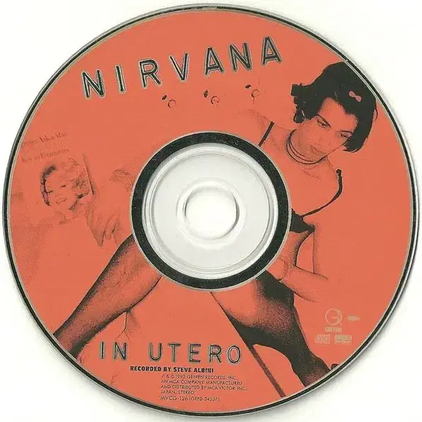 Nirvana - In Utero (CD) 일본반 1993 민트급 중고