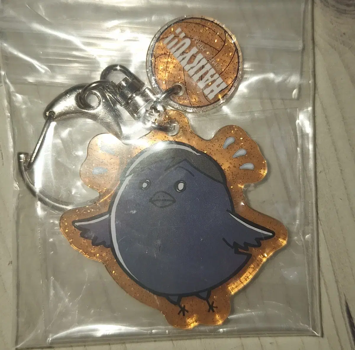 Haikyuu Ennoshita Karasu Animal Keyring (unsealed)