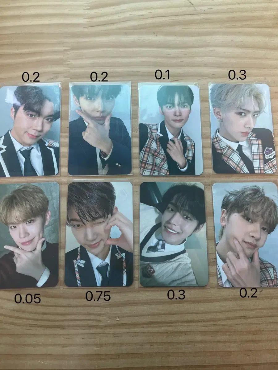 Zerobaseone SchoolLuxe Photo Card