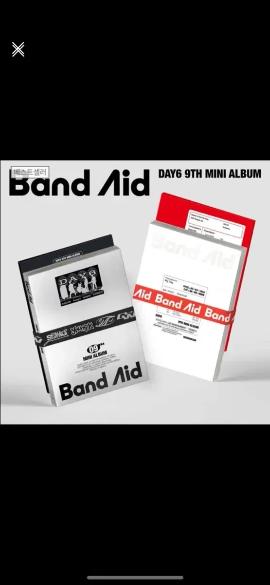 Day 6 Band-Aids sealed Set of 4