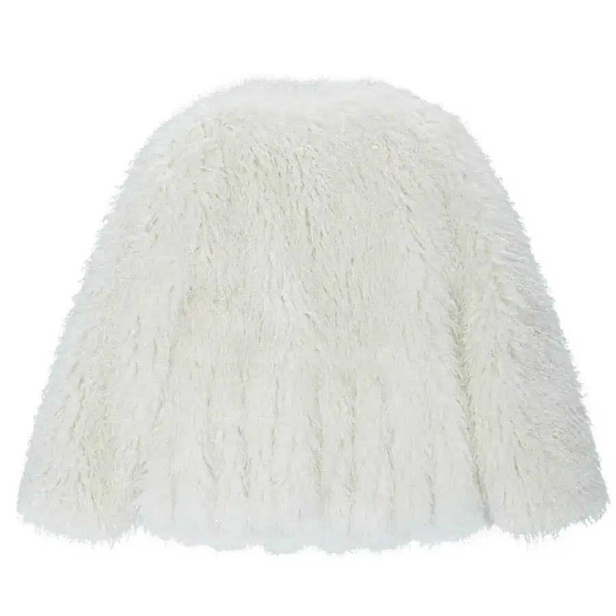 TAIL POINT FUR JACKET IVORY