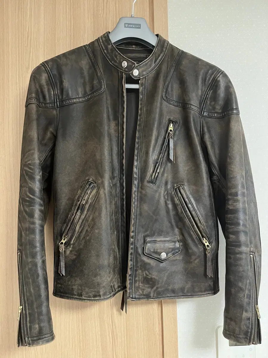 RRL Double L Moto Leather Jacket S New