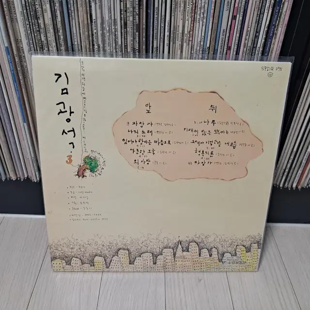 LP..김광석3집 초반(1992년)잊어야한다는 마음으로