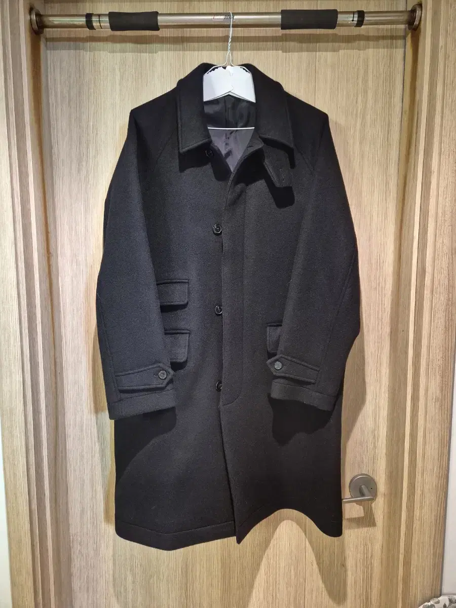 Uniformbridge 19FW WOOL BALMACAAN COAT BLACK