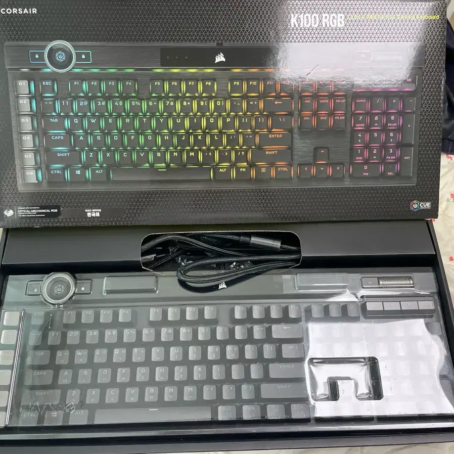 corsair k100 RGB 키보드 미사용