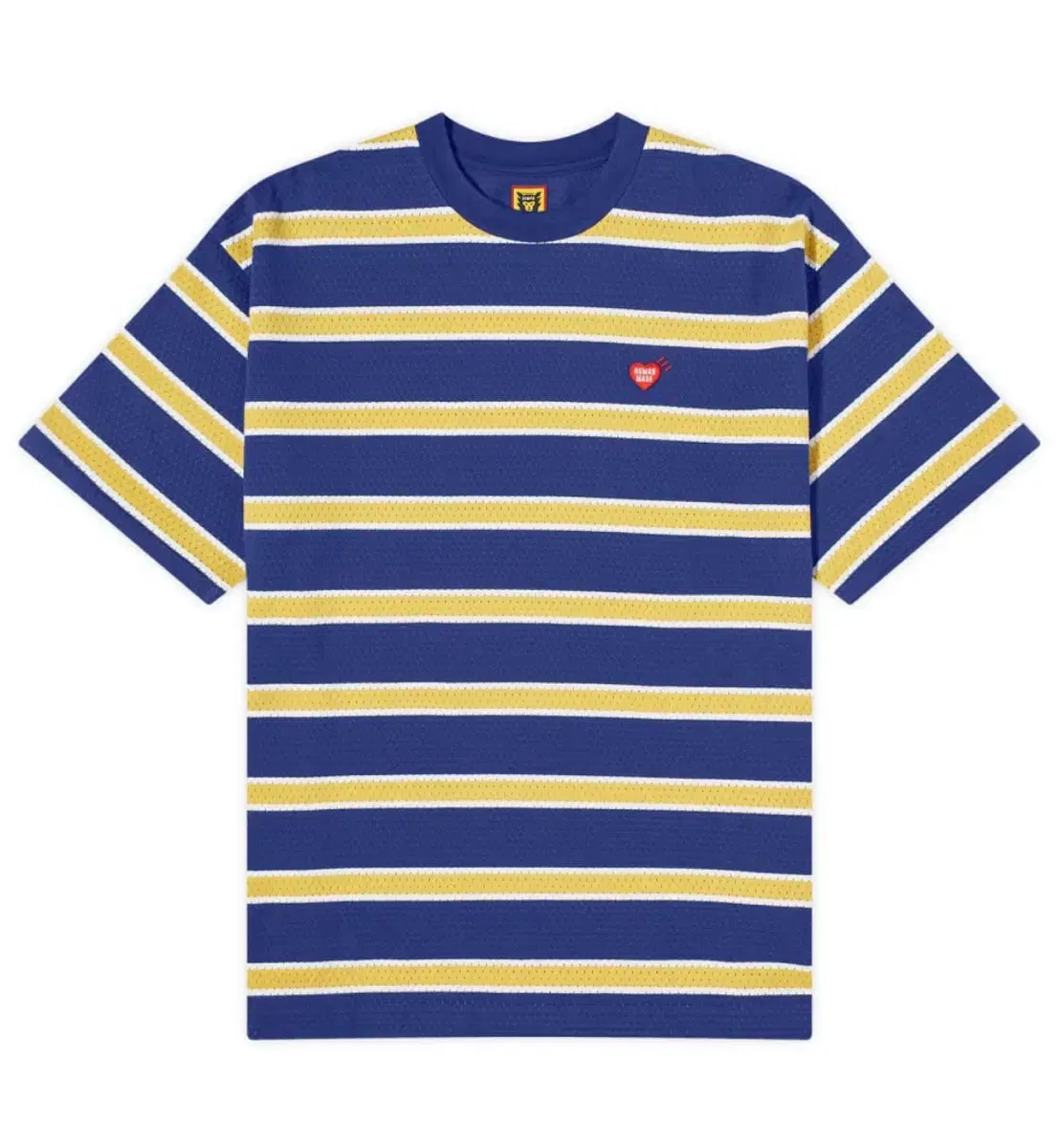 Humanmade Striped Small Heart T-Shirt Navy