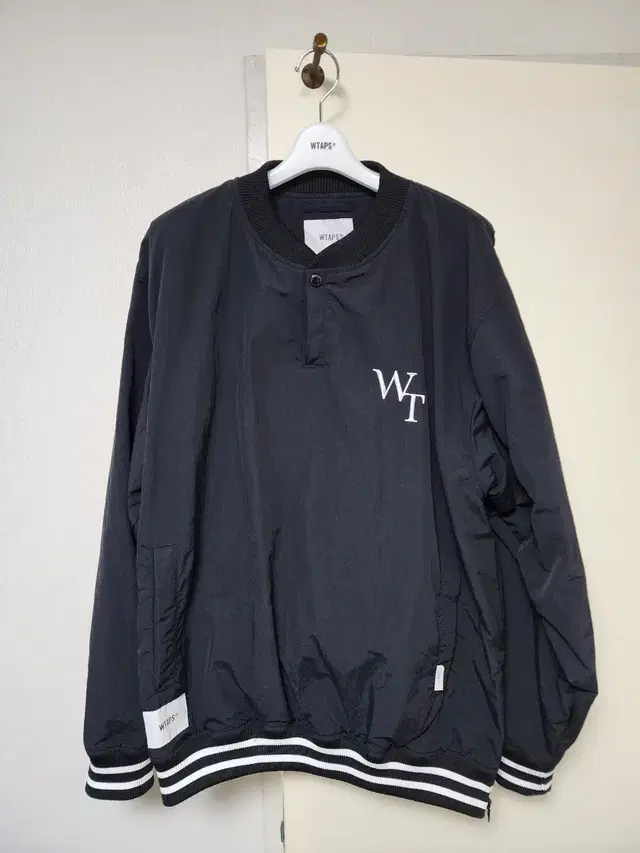 더블탭스 pitch jacket nylon black XL