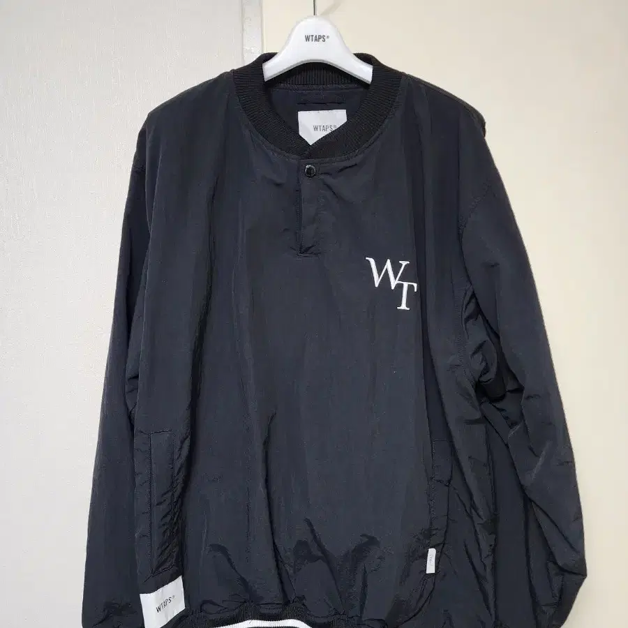 더블탭스 pitch jacket nylon black XL