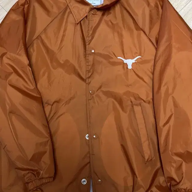 Texas Longhorns 텍사스 대학교 코치 자켓 바람막이