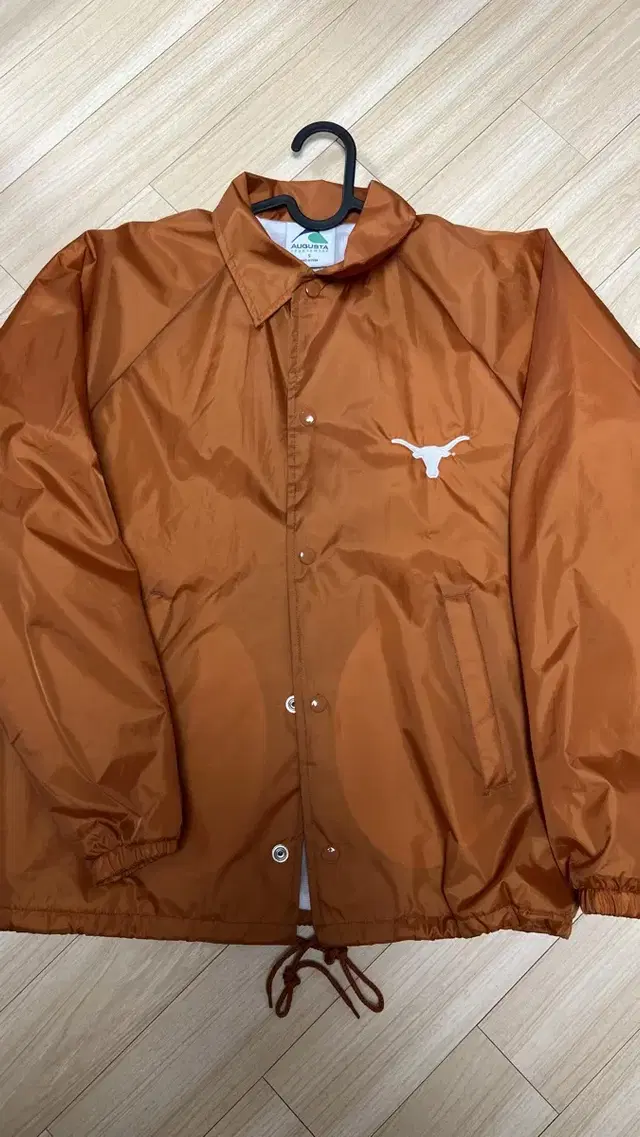 Texas Longhorns 텍사스 대학교 코치 자켓 바람막이