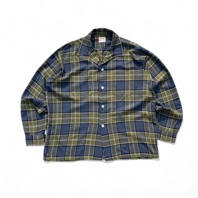 60's Luxury Flannel Open Collar Shirts