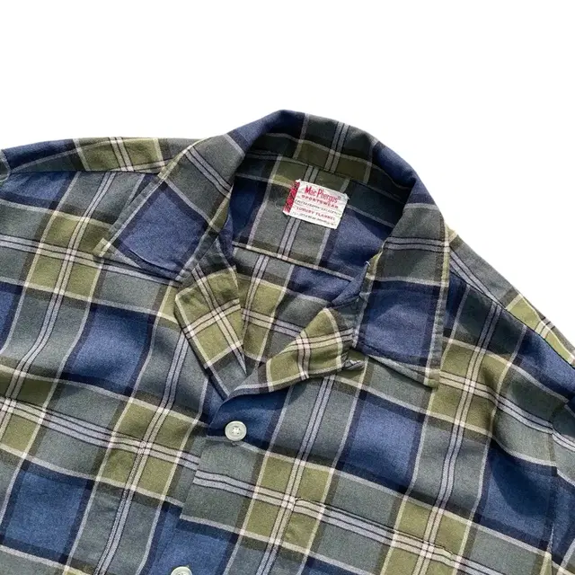 60's Luxury Flannel Open Collar Shirts