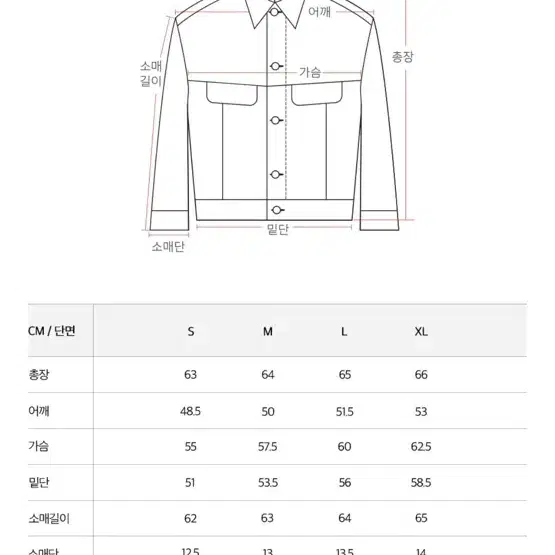 플랙 051 데님 자켓 m