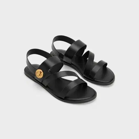 찰스앤키스 샌들 Yara Turn Lock Strappy Sandals