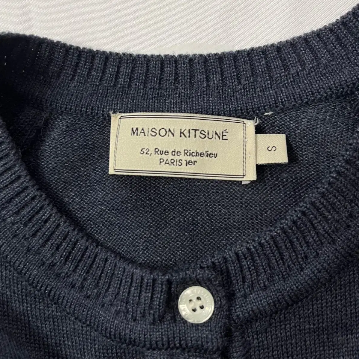 [MAISON KITSUNE] 메종키츠네 폭스헤드 가디건