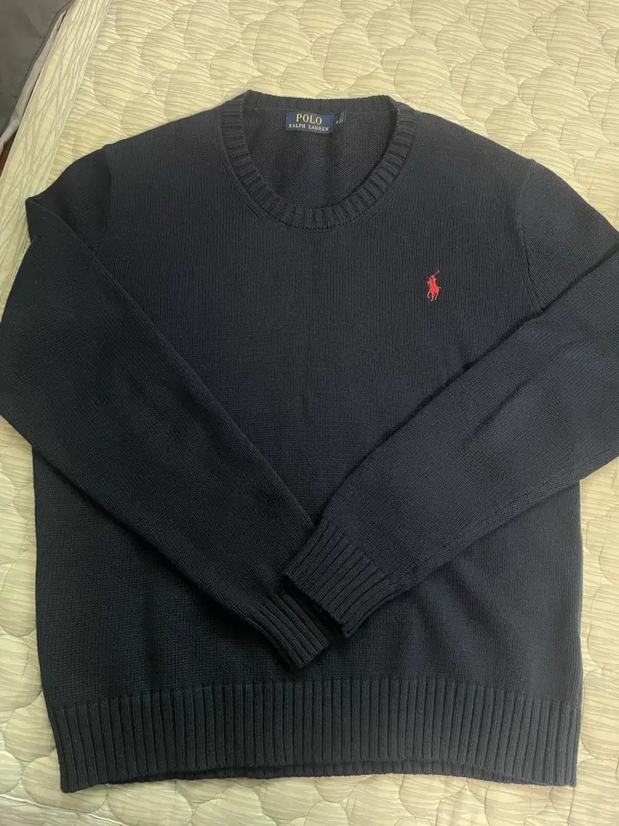 Polo Ralph Lauren Navy blue knit M New