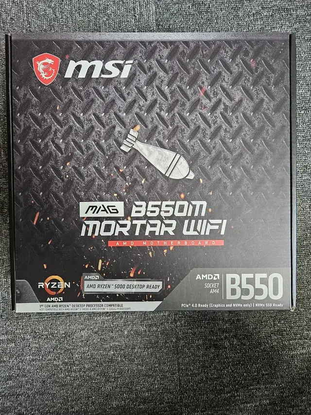 [msi] B550m MORTAR WIFI