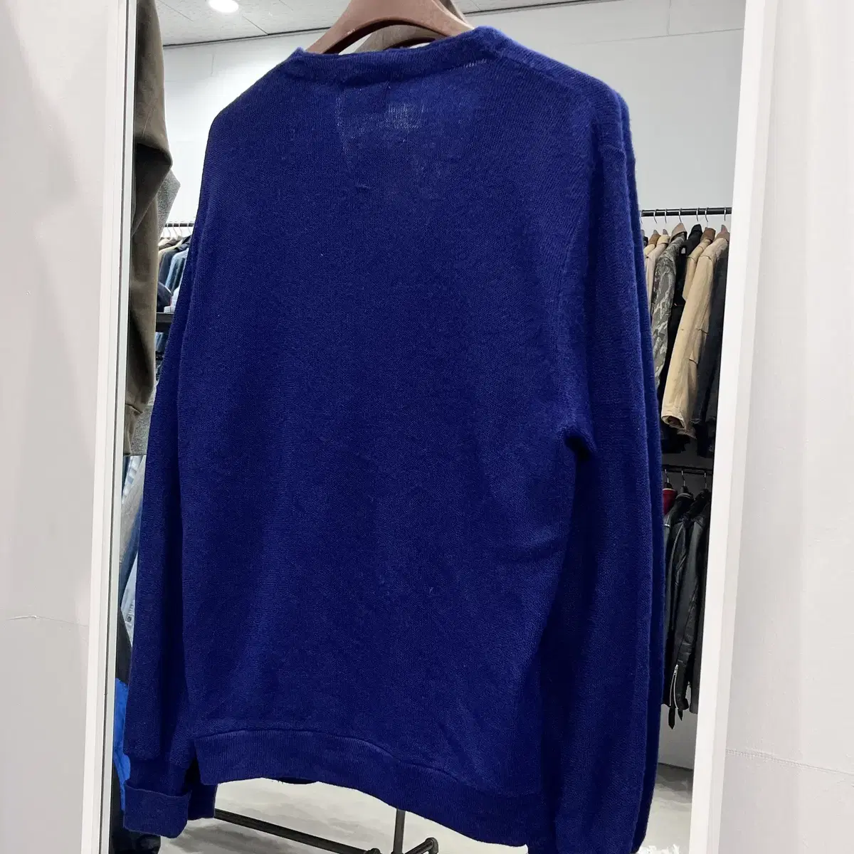 70-80s Izod Lacoste 라코스테 가디건 (navy)