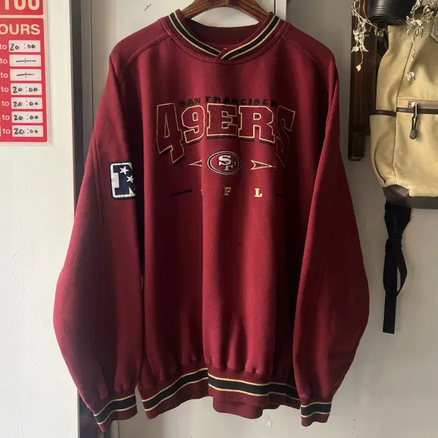 [XL]90's Lee NFL 슈퍼볼 풋볼 팀 스웻셔츠