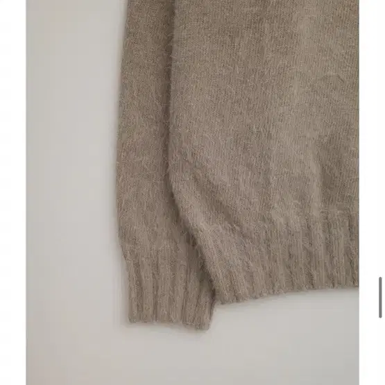 (letter) Carol wholegarment knit (taupe)