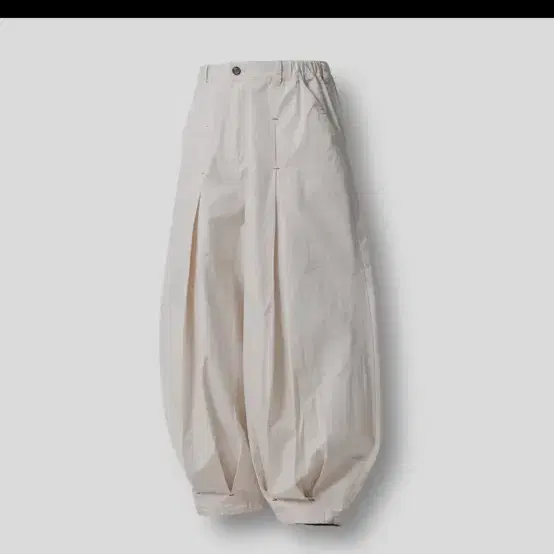 앵글런 Unbalance Long Tuck Balloon Pants