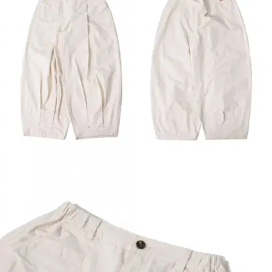 앵글런 Unbalance Long Tuck Balloon Pants