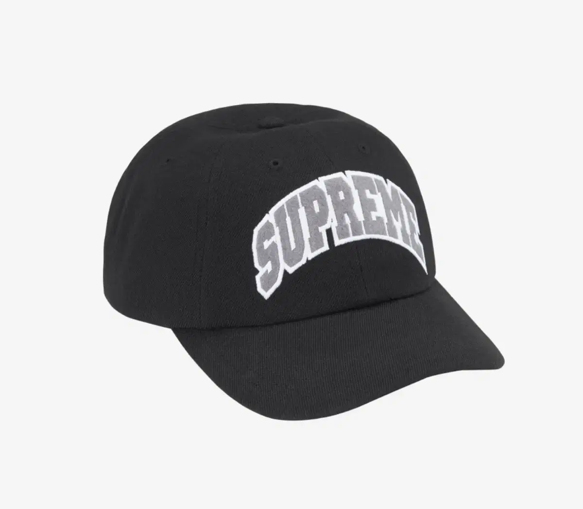 Supreme Felt Arc 6-Panel Black - 24FW