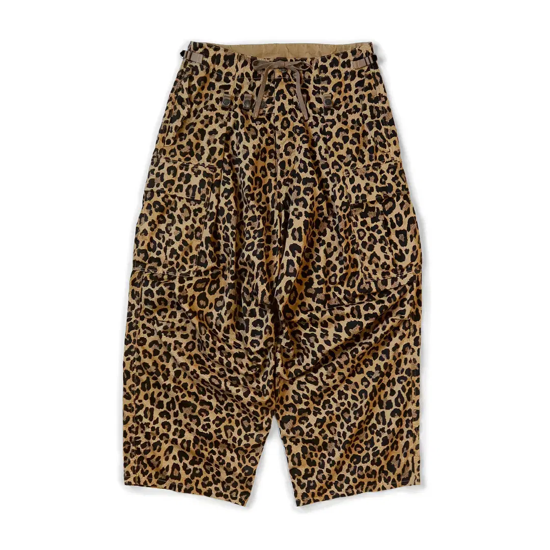 KAPITAL Leopard Print Jumbo Cargo Pants