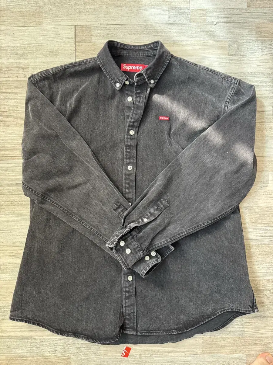 Supreme 24ss Washed Denim Black M