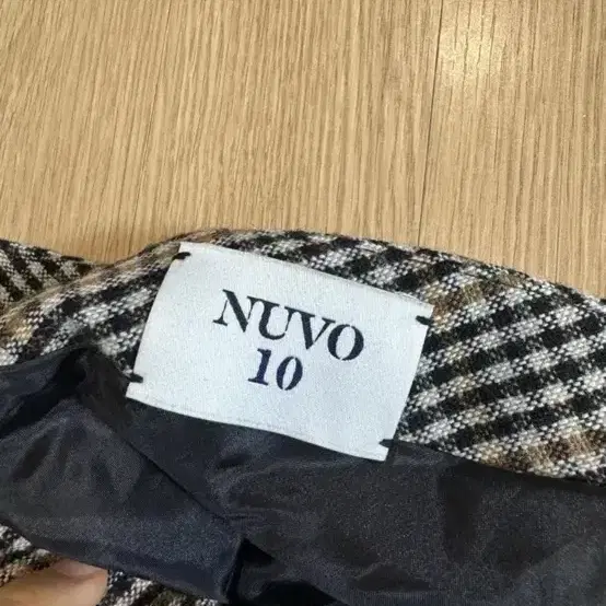 Nuvo10누보텐 벨트 체크원피스