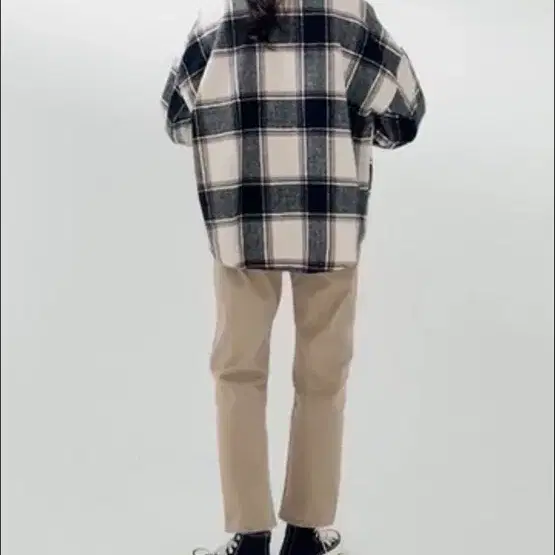 에이인 마스 울 체크 셔츠 mas wool check shirt