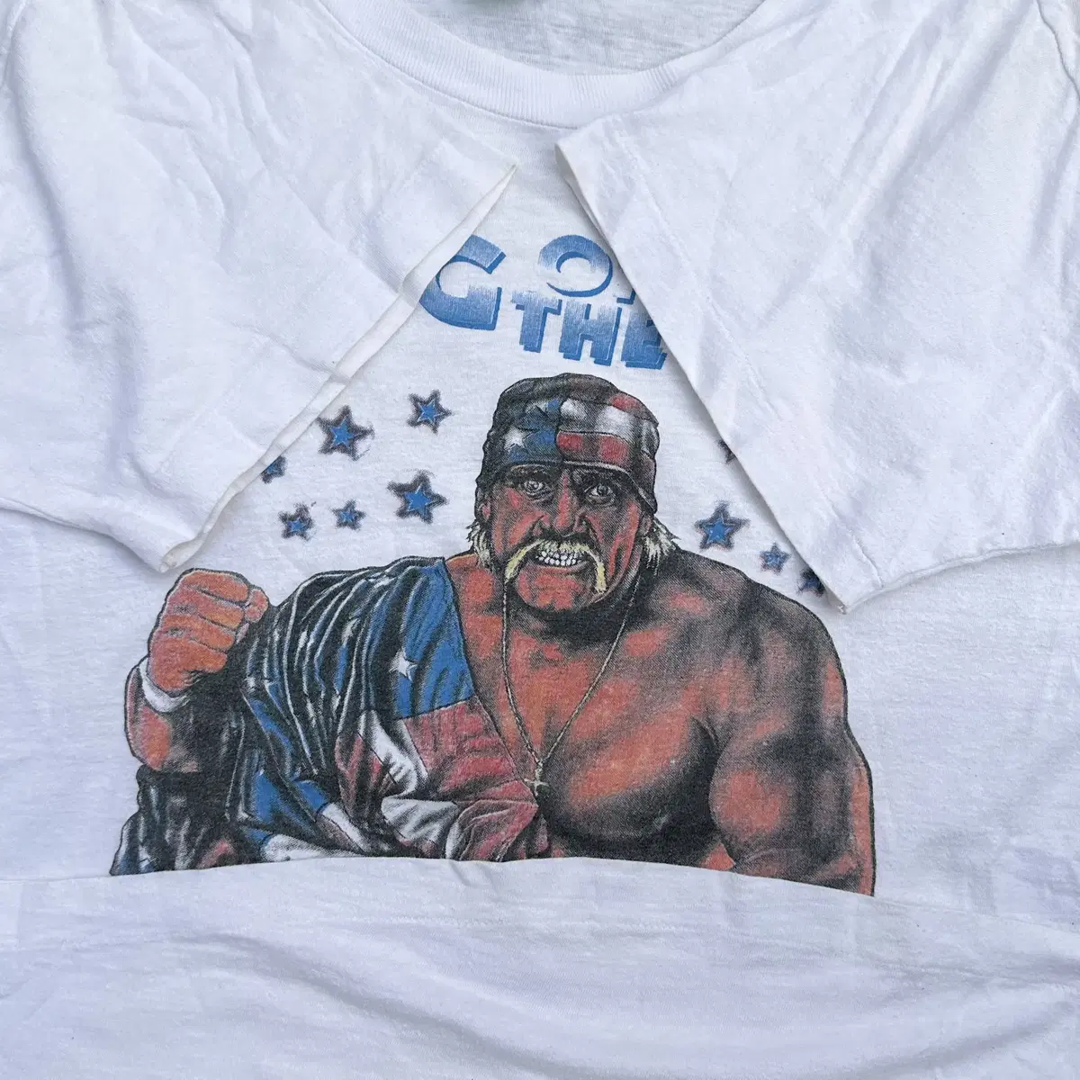 1989 Hulk Hogan 빈티지 WWE 티셔츠