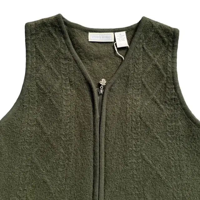 90's Argyle Pattern Green Wool Vest