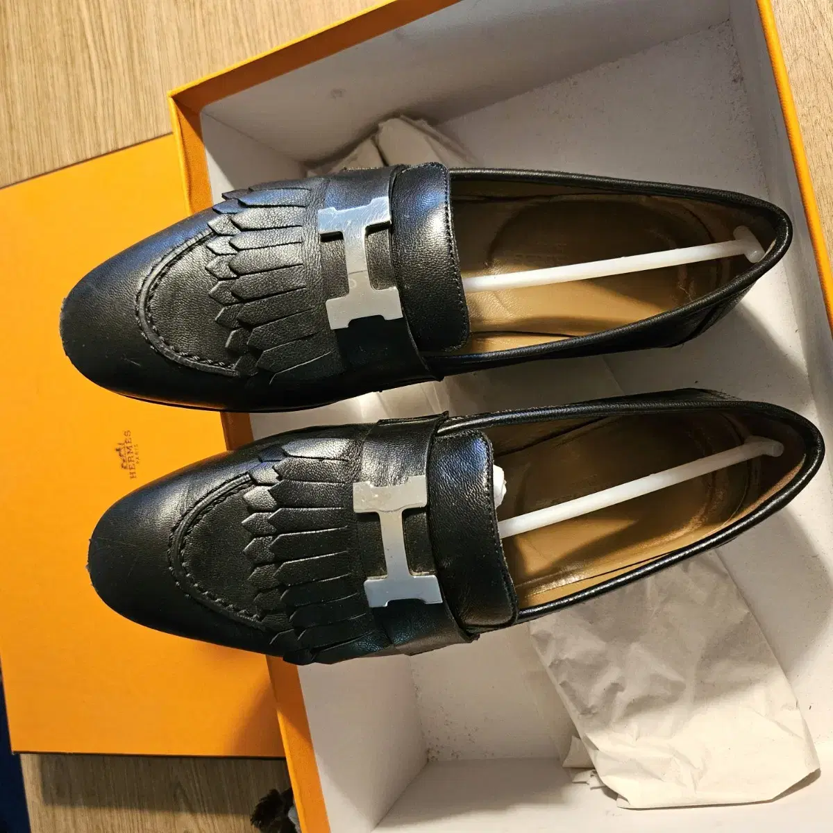 에르메스 로얄 로퍼 은장 Hermes Royal Loafer 36.5