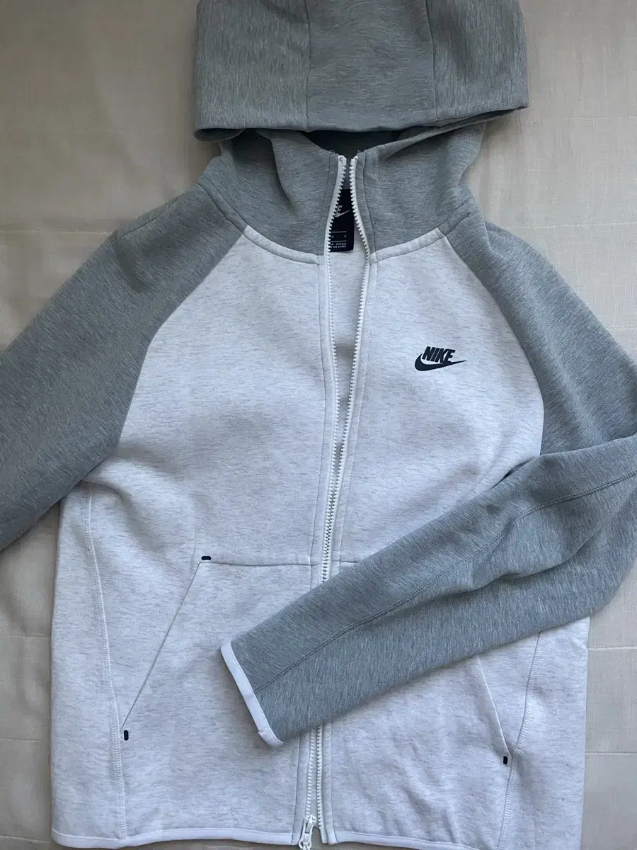 Nike Gray Colorway Tech Fleece Hoodie Zip Up