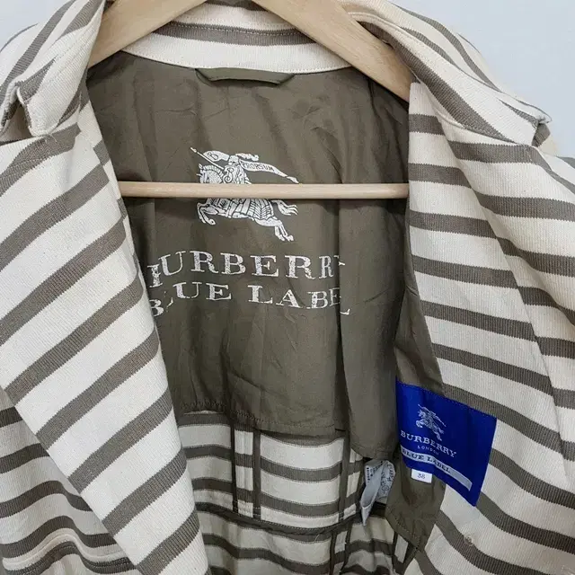 BURBERRY 버버리 블루라벨 더블 하프 코트